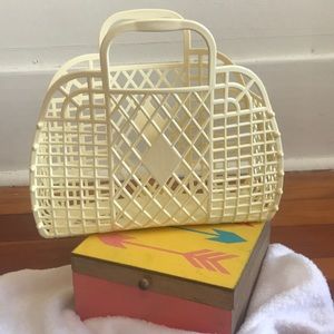 Pastel Yellow Sun Jellies Purse